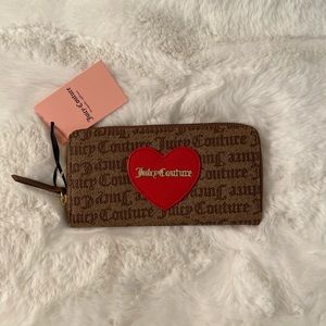 Juicy Couture Valentines Gothic Brown Wallet - Large